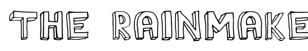The Rainmaker font preview